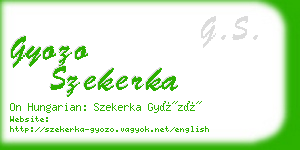 gyozo szekerka business card